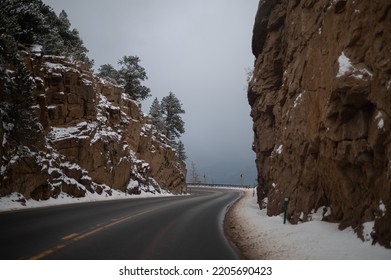 A Bend In The Road In Rocky Mountain National Park