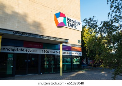 Bendigo, Australia - April 15, 2017: Campus Of Bendigo TAFE, A Public College Of Technical And Further Education.