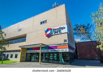 BENDIGO, AUSTRALIA - March 29, 2015: Bendigo TAFE Is A College Of Technical And Further Education, Educating 9000 Students Annually.