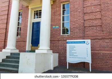 Bendigo, Australia - October 28, 2018: Bendigo Senior Secondary College Is A Public Secondary School In Central Bendigo.