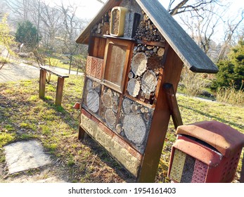 Beneficial Insect Hotel In Austria, Europe