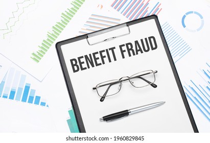 Benefit Fraud Sign Conceptual Background Chart Stock Photo 1960829845 ...