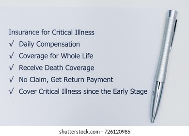 Benefits Of Doing Insurance For Critical Illness.