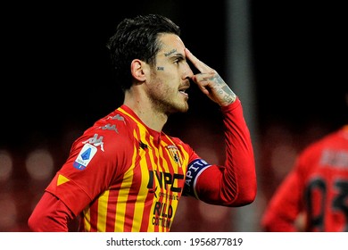 Benevento, Italy, 22 Jan 2021.. Nicolas Viola Player Of Benevento, During The Match Of The Italian Serie A Football League Between Benevento Vs Torino Final Result 2-2, Played At The Ciro Vigorito.