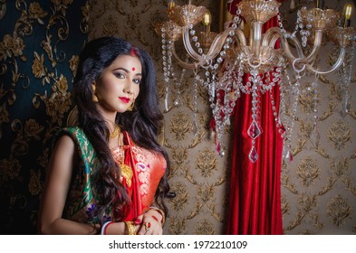 Bengali Bride Wedding Session Portrait