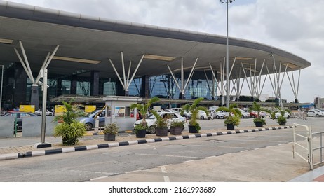 Bengaluru, India - May 25 2022: Arrival Terminal View Of Bengaluru Airport.