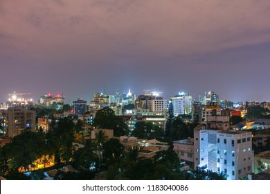 Bengaluru/Bangalore Skyline At Night