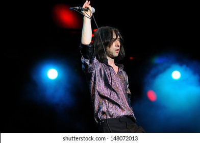 BENICASIM, SPAIN - JULY 19: Primal Scream Band Concert Performance At FIB (Festival Internacional De Benicassim) 2013 Festival On July 19, 2013 In Benicasim, Spain.