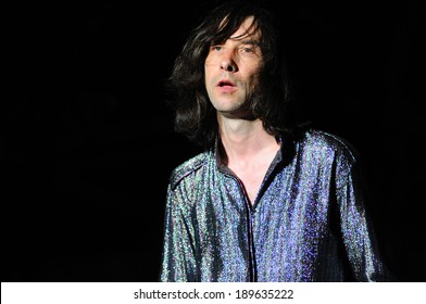 BENICASIM, SPAIN - JULY 19: Primal Scream (band) Concert Performance At FIB (Festival Internacional De Benicassim) 2013 Festival On July 19, 2013 In Benicasim, Spain.