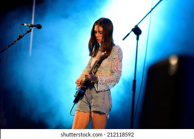 BENICASSIM, SPAIN - JULY 20: Wolf Alice (band) Concert At FIB Festival On July 20, 2014 In Benicassim, Spain.