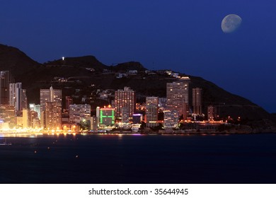 Benidorm In The Night