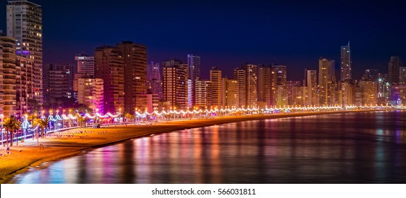 Benidorm At Night