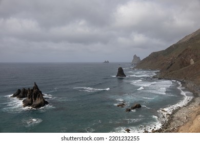 Benijo Beach In Tenerife, Spain