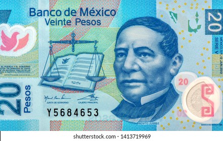 Beautiful Mexican UNC 5 PesoS 1972 Banknote Josefa Ortiz de Dominguez Banknote