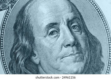 Benjamin Franklin close up