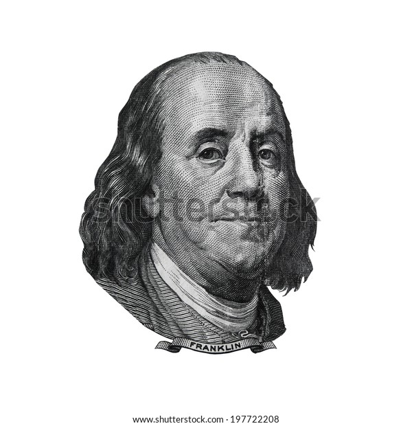 Benjamin Franklin Cut Out Usa Hundred Stock Photo 197722208 | Shutterstock