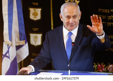 Benjamin Netanyahu Prime Minister Of Israel Visits The Synagogue Of Copacabana - Rio De Janeiro, Brazil, 12.28.2018 