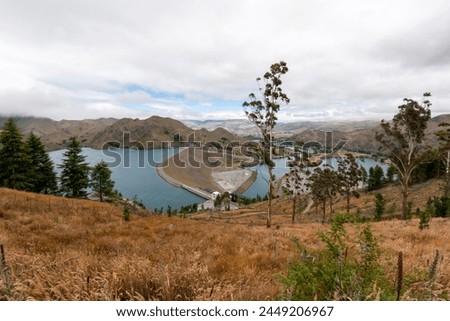 Benmore Peninsula: A Tranquil Oasis Amidst Arid Landscapes in in the Waitaki District of the South Island of New Zealand