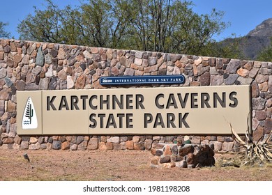 Benson Arizona 5-23-2021 Entrance Sign For Kartchner Caverns State Park