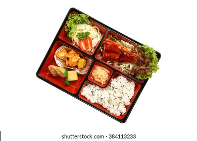 Bento Box Isolated On White Background