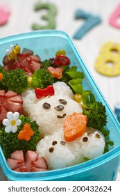 Bento Box With School Lunch For Kids