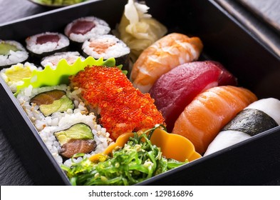 Bento Box With Sushi