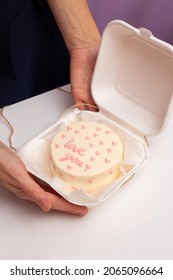 Bento Cake With Inscription 