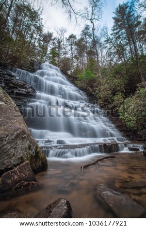 Benton Falls Long Exposure Waterfall Cleveland Tennessee
