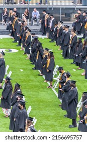 BENTONVILLE, ARKANSAS - MAY 10, 2022: High School Graduation During COVID