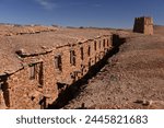 Berber granary, Agadir Tashelhit, in the form of a fortress, Anti-Atlas mountains, Morocco, North Africa, Africa