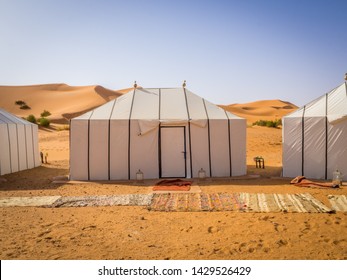 Berber Tent In Sahara Desert, Morocco.