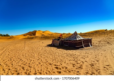 Berber Tent In Sahara Desert, Morocco