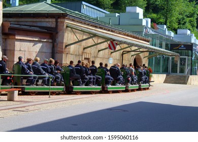 Berchtesgaden/Germany- 2019: Salt Mine In Bavaria