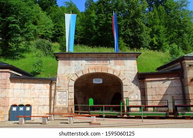 Berchtesgaden/Germany- 2019: Salt Mine In Bavaria