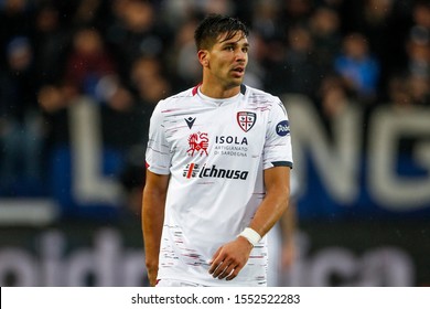 Bergamo, Italy. 03 November 2019. Campionato Italiano Serie A, Atalanta-Cagliari 0-2. Giovanni Simeone, Cagliari.