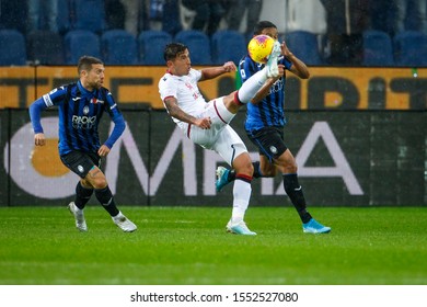 Bergamo, Italy. 03 November 2019. Campionato Italiano Serie A, Atalanta-Cagliari 0-2. Giovanni Simeone, Cagliari.