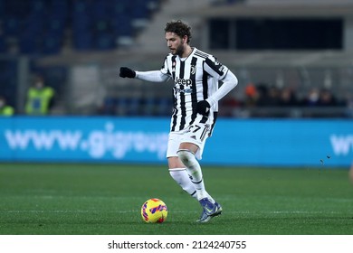 Bergamo, Italy. 13 February 2022. Manuel Locatelli Of Juventus Fc  During The Serie A Match Between Atalanta Bc And Juventus Fc.