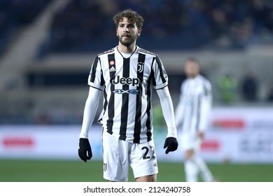 Bergamo, Italy. 13 February 2022. Manuel Locatelli Of Juventus Fc  During The Serie A Match Between Atalanta Bc And Juventus Fc.