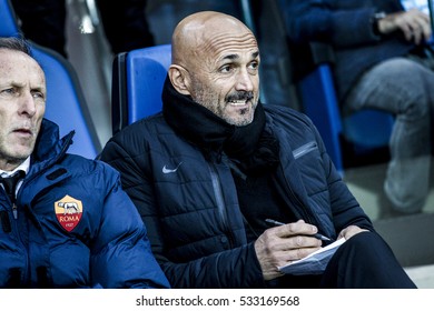 Bergamo, Italy. 20 November 2016. Campionato Italiano SerieA. Atalanta Vs Roma 2-1.
Luciano Spalletti, Coach Roma.