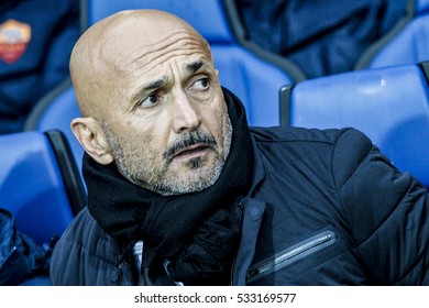 Bergamo, Italy. 20 November 2016. Campionato Italiano SerieA. Atalanta Vs Roma 2-1.
Luciano Spalletti, Coach Roma.