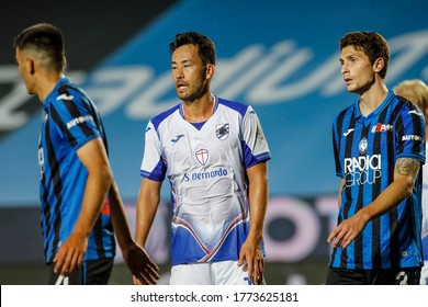 Bergamo, Italy. 8 July 2020. Italian Serie A Soccer Championship. Atalanta VS Sampdoria 2-0. Maya Yoshida, Japan, Sampdoria.