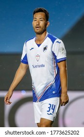 Bergamo, Italy. 8 July 2020. Italian Serie A Soccer Championship. Atalanta VS Sampdoria 2-0. Maya Yoshida, Japan, Sampdoria.