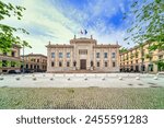 Bergamo Lombardy Italy. Palazzo di giustizia  in Dante square