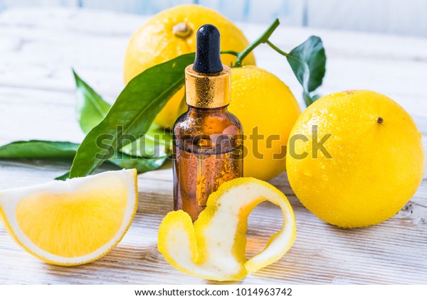 Bergamot Citrus Fruit Essential Oil Aromatherapy Stock Photo Edit