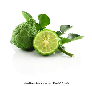 Bergamot Isolated White Background.