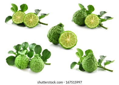 Bergamot Isolated White Background.