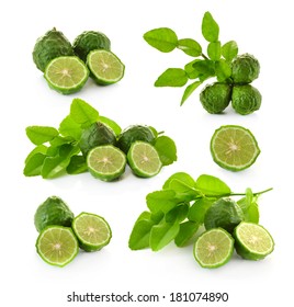 Bergamot Isolated White Background.