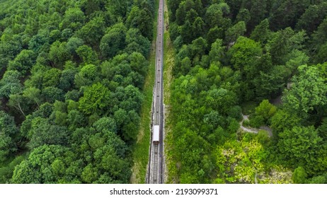 Bergbahnstation Königstuhl , Mountain Cable Car In Heidelberg, Baden-Württemberg, Germany 