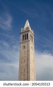 Berkeley Bell Tower Against Blue Sky