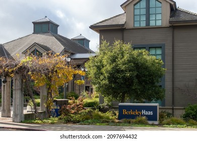 Berkeley, CA, USA - December 27, 2021: Haas School Of Business At UC Berkeley